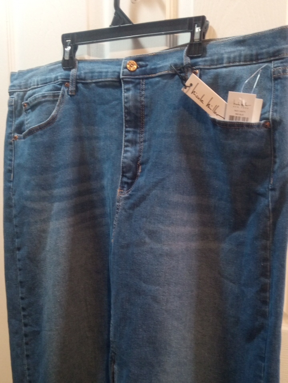 NICOLE MILLER MAXI DENIM SKIRT